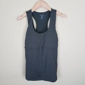 Athleta Padded Bra Racerback Empire Tank Top in Green Size 36A